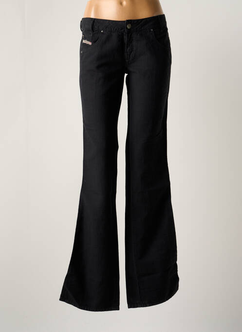 Pantalon flare taille basse taille basse noir DIESEL femme