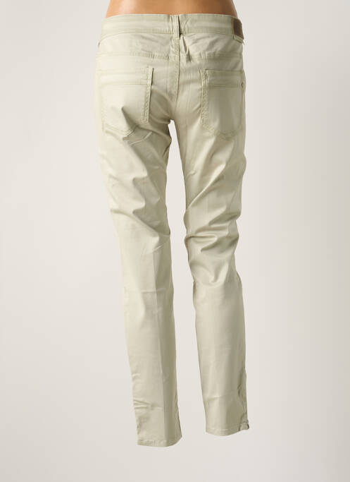 Pantalon slim taille basse taille basse beige NFY femme