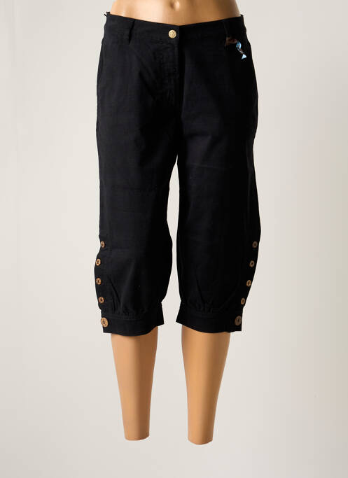 Pantacourt stretch taille normale noir JOST femme