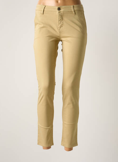 Pantalon 7/8 beige FIVE pour femme