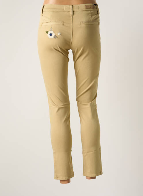 Pantalon 7/8 beige FIVE pour femme