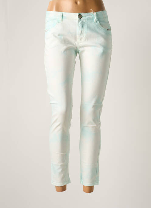 Pantalon 7/8 bleu MKT STUDIO pour femme