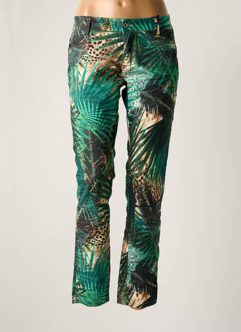 Pantalon chino vert PLEASE pour femme