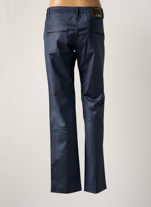 Pantalon droit bleu LOLA pour femme