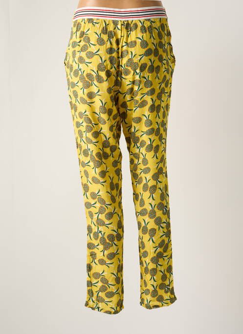 Pantalon droit jaune HOD pour femme