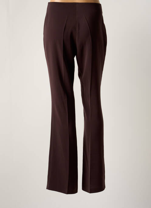 Pantalon droit marron LOLA pour femme
