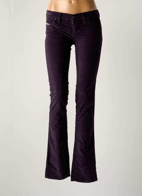 Pantalon droit violet DIESEL pour femme