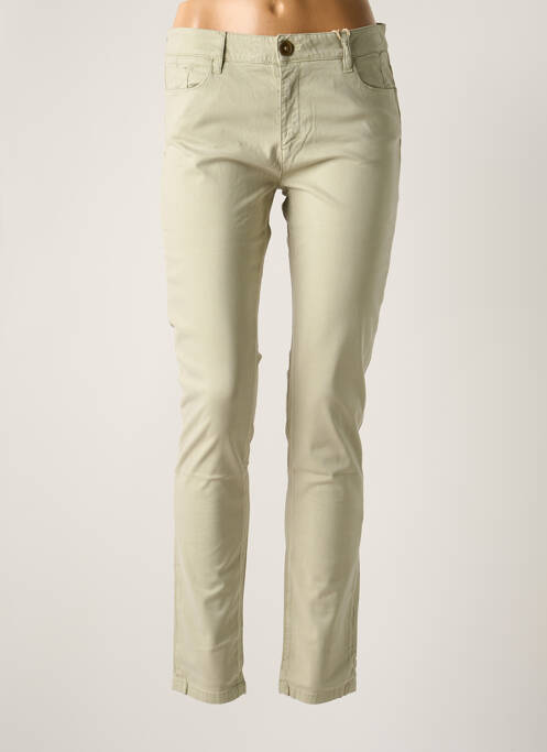 Pantalon slim beige MAYJUNE pour femme