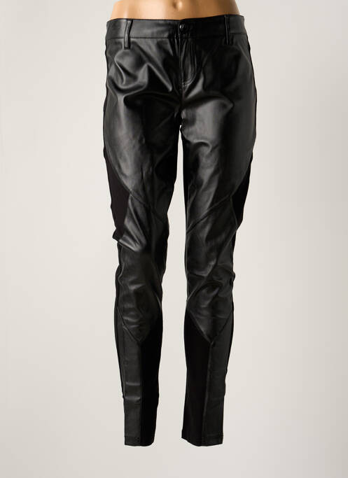 Pantalon slim noir CORLEONE pour femme