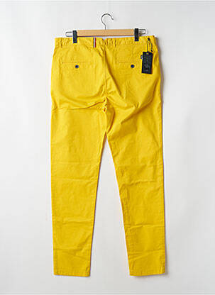 Pantalon droit coupe droite jaune HERO SEVEN homme