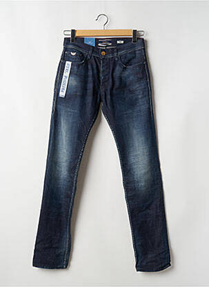 Jeans coupe slim fermeture boutonnée sur le devant bleu SALSA homme