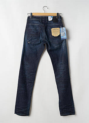 Jeans coupe slim fermeture boutonnée sur le devant bleu SALSA homme