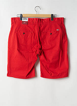 Bermuda coupe droite rouge TOMMY HILFIGER homme