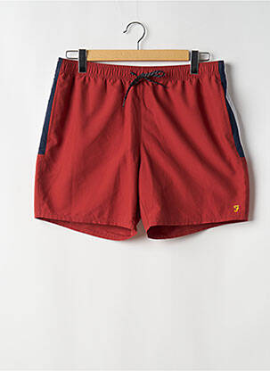 Short de bain fond doublé orange FARAH homme