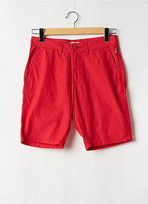 Short fermeture zippée sous rabat boutonné rouge NAPAPIJRI homme