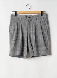 Bermuda taille élastique gris FARAH homme