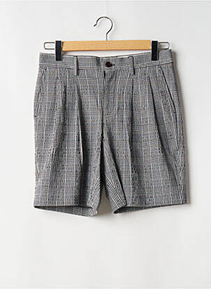 Bermuda taille élastique gris FARAH homme