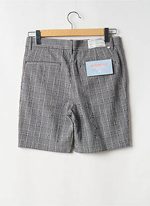 Bermuda taille élastique gris FARAH homme