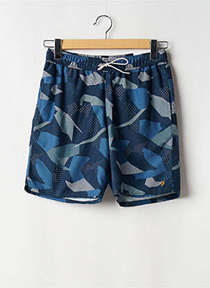 Short de bain imprimé fantaisie bleu FARAH homme