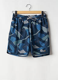 Short de bain imprimé fantaisie bleu FARAH homme