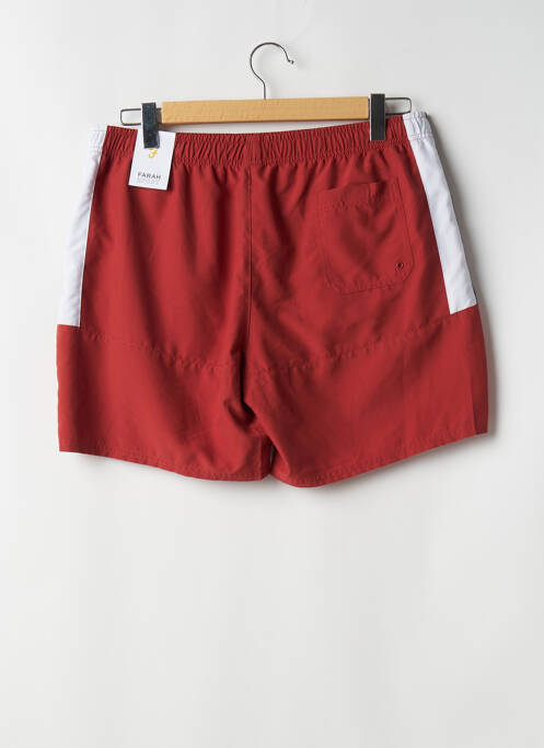 Short de bain orange FARAH pour homme