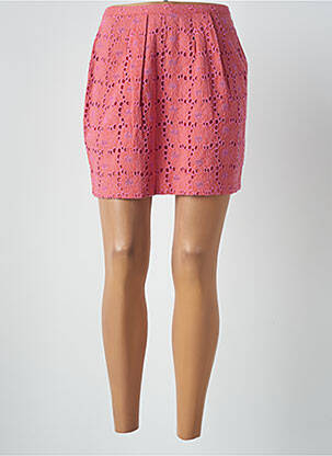 Jupe courte taille haute rose BRIGITTE BARDOT femme