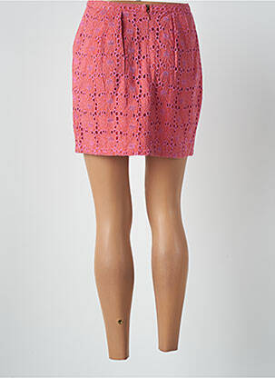 Jupe courte taille haute rose BRIGITTE BARDOT femme