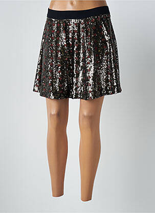 Jupe courte coupe évasée noir BERENICE femme