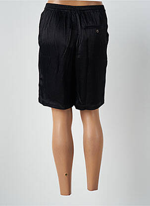 Bermuda taille élastique taille haute noir BELLEROSE femme
