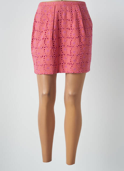 Jupe courte taille haute rose BRIGITTE BARDOT femme