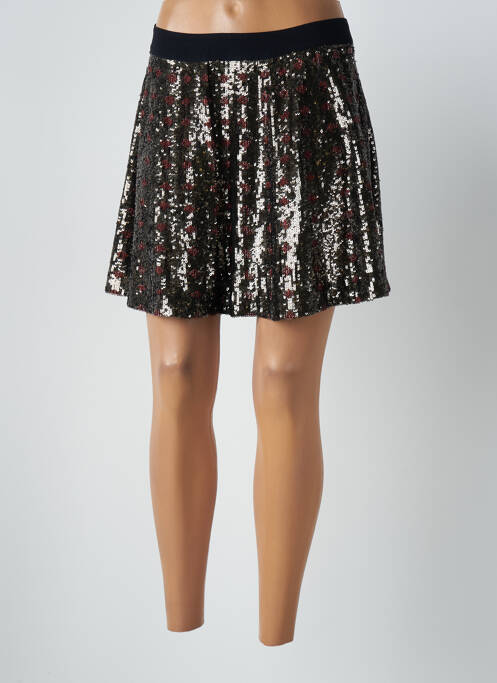 Jupe courte coupe évasée noir BERENICE femme