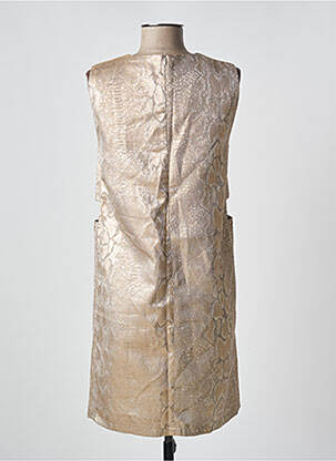 Robe courte sans manche sans manche or GRACE & MILA femme