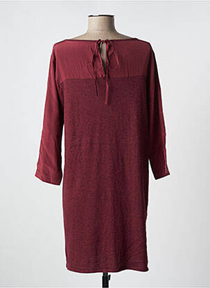 Robe courte manches longues manches longues rouge MARIE-SIXTINE femme