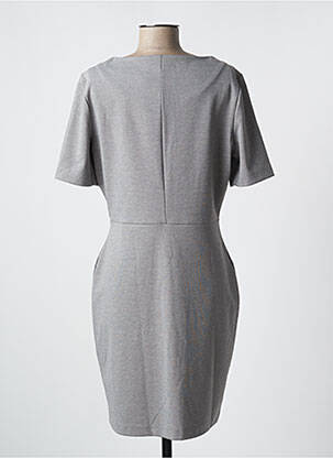 Robe mi-longue manches courtes manches courtes gris VERO MODA femme