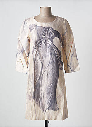 Robe courte sans manche sans manche beige NICE THINGS femme