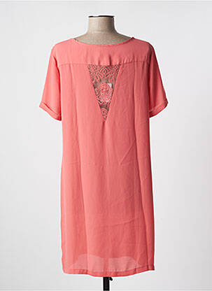Robe courte manches courtes manches courtes rose VERO MODA femme