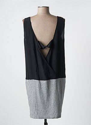 Robe courte sans manche sans manche gris MARIE-SIXTINE femme