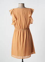 Robe courte orange VERO MODA pour femme seconde vue