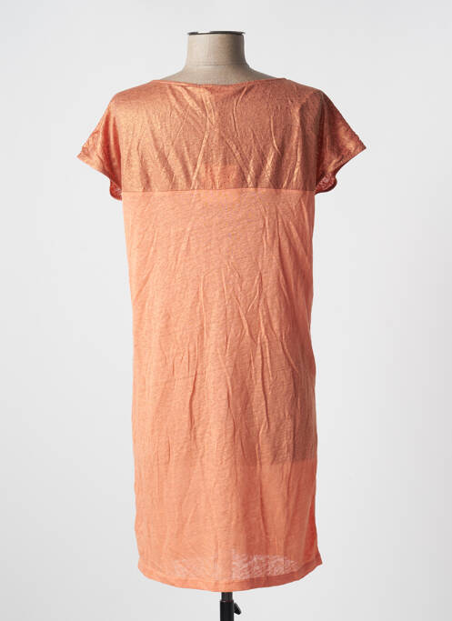 Robe courte orange MARIE-SIXTINE pour femme