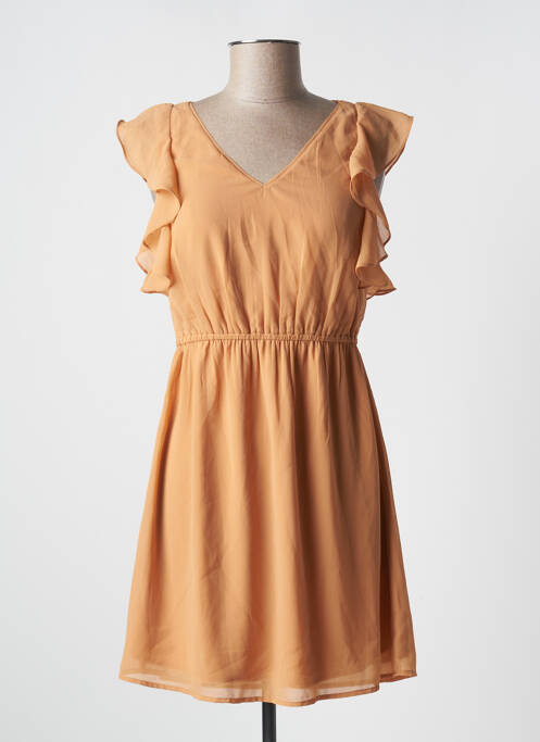 Robe courte orange VERO MODA pour femme