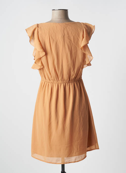 Robe courte orange VERO MODA pour femme
