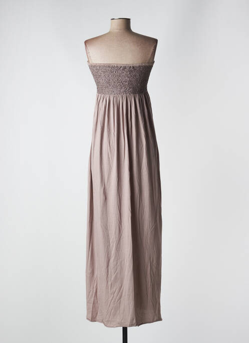 Robe longue marron CHARLIE JOE pour femme