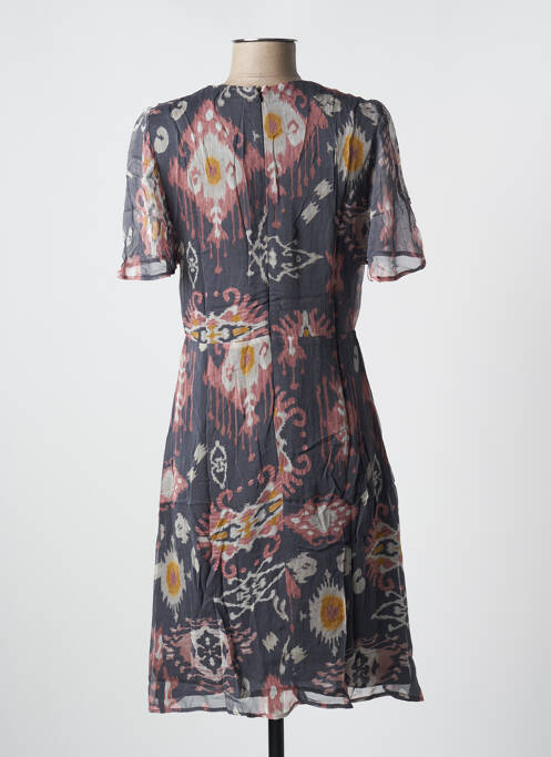 Robe mi-longue bleu SET pour femme