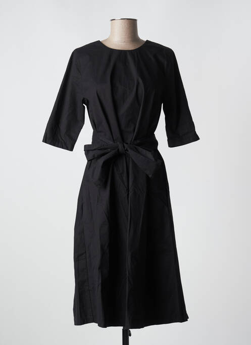 Robe mi-longue noir AMERICAN VINTAGE pour femme