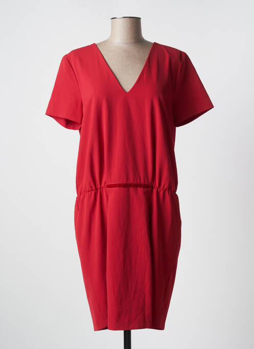 Robe mi-longue rouge LUUCA pour femme