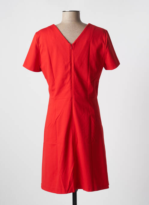 Robe mi-longue rouge SET pour femme