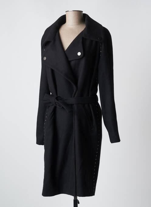 Trench noir I.CODE (By IKKS) pour femme