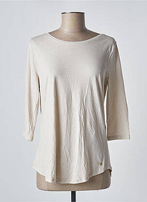 T-shirt manches 3/4 manches 3/4 beige DES PETITS HAUTS femme
