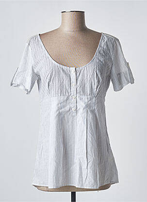 Top manches courtes manches courtes blanc DIESEL femme