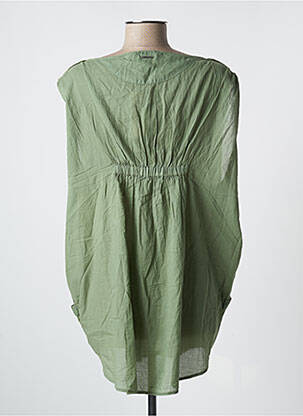 Tunique manches courtes coupe cintrée vert DIESEL femme